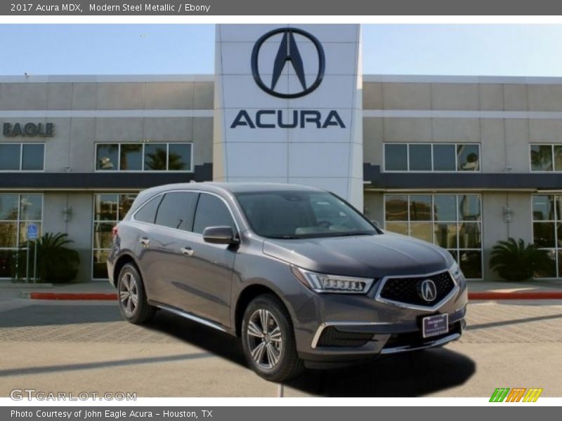 Modern Steel Metallic / Ebony 2017 Acura MDX