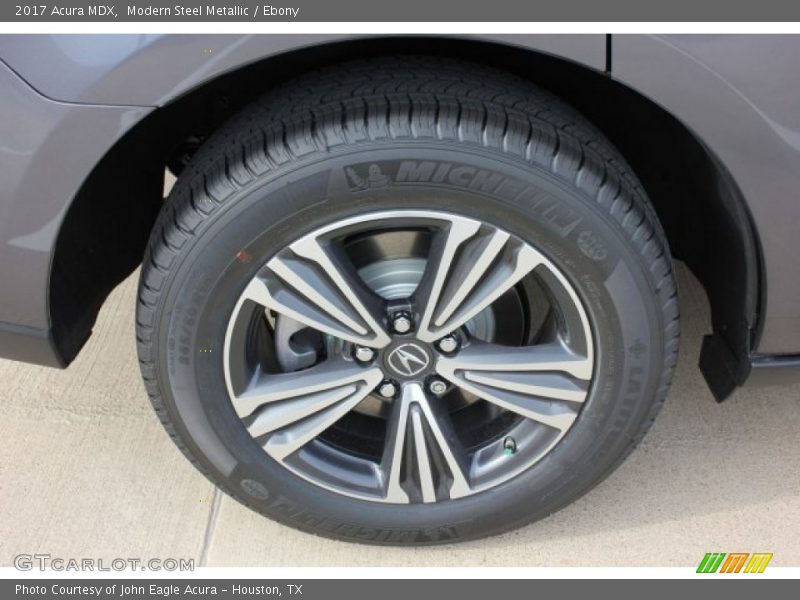 Modern Steel Metallic / Ebony 2017 Acura MDX