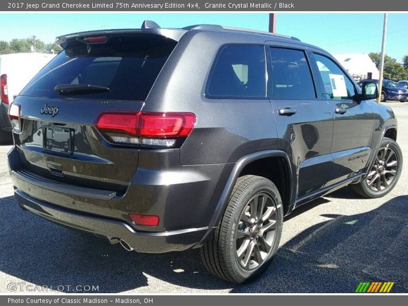 Granite Crystal Metallic / Black 2017 Jeep Grand Cherokee Limited 75th Annivesary Edition 4x4