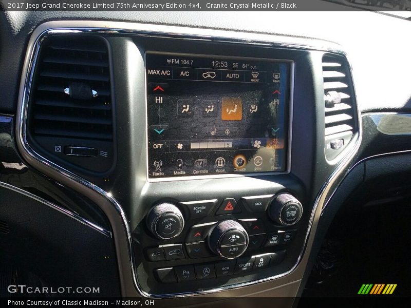 Granite Crystal Metallic / Black 2017 Jeep Grand Cherokee Limited 75th Annivesary Edition 4x4