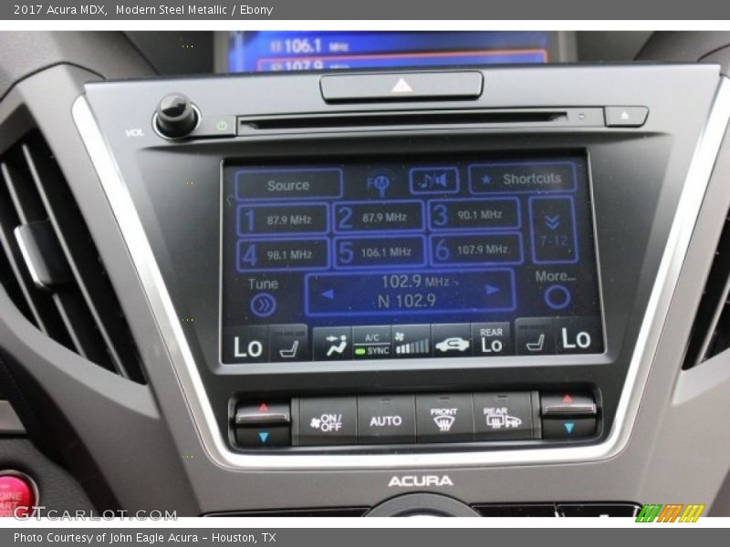 Modern Steel Metallic / Ebony 2017 Acura MDX