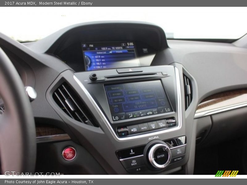 Modern Steel Metallic / Ebony 2017 Acura MDX