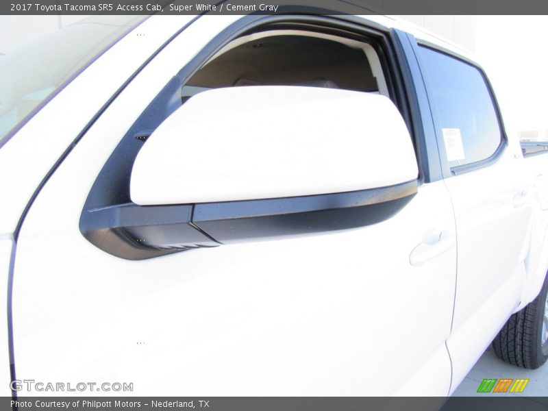 Super White / Cement Gray 2017 Toyota Tacoma SR5 Access Cab