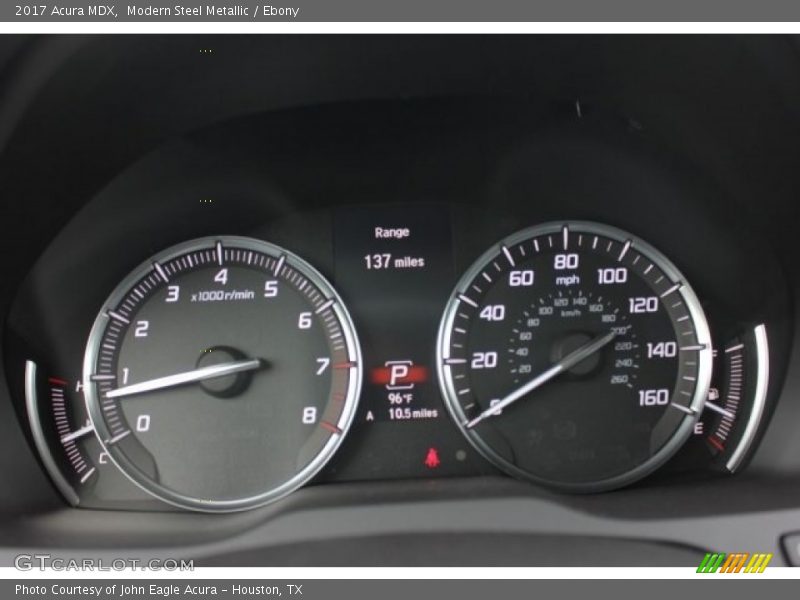 Modern Steel Metallic / Ebony 2017 Acura MDX