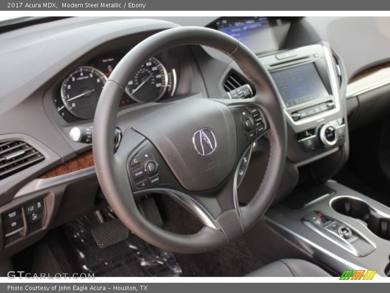 Modern Steel Metallic / Ebony 2017 Acura MDX