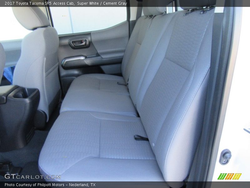 Super White / Cement Gray 2017 Toyota Tacoma SR5 Access Cab