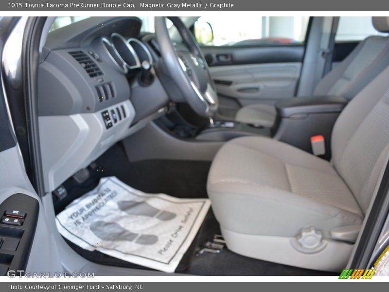 Magnetic Gray Metallic / Graphite 2015 Toyota Tacoma PreRunner Double Cab