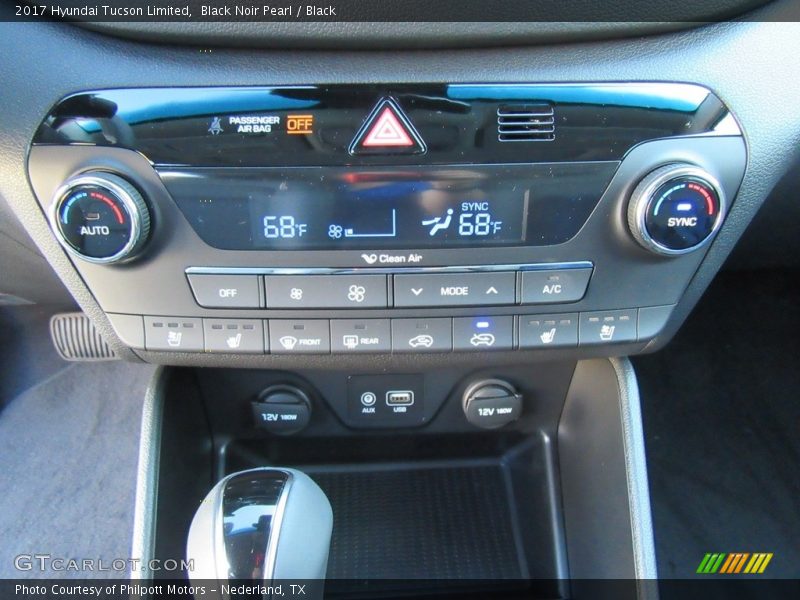 Controls of 2017 Tucson Limited