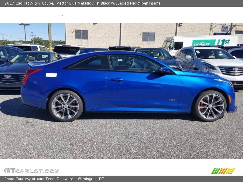 2017 ATS V Coupe Vector Blue Metallic