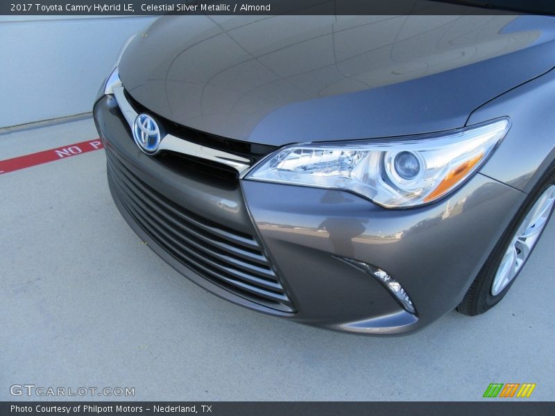 Celestial Silver Metallic / Almond 2017 Toyota Camry Hybrid LE