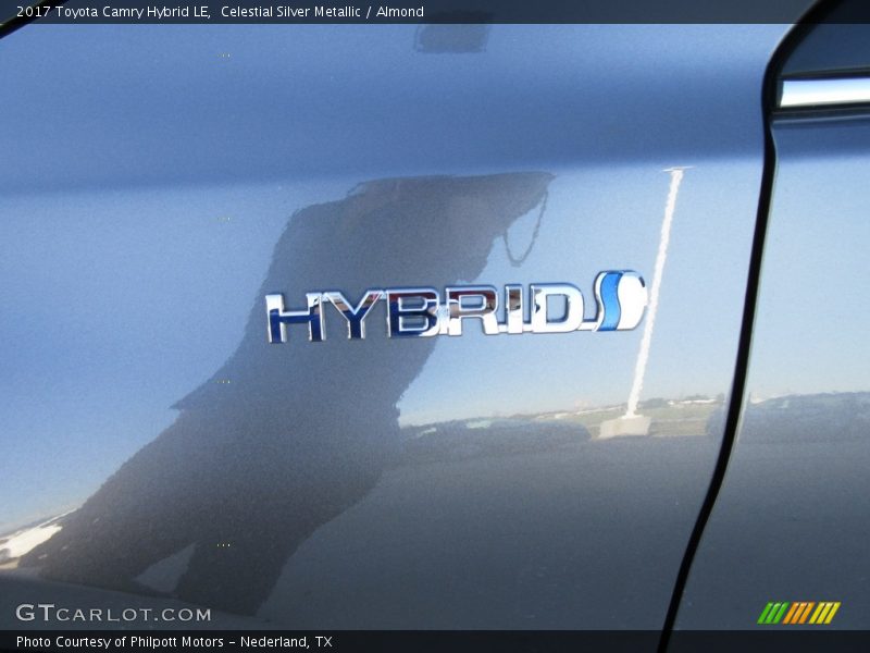 Celestial Silver Metallic / Almond 2017 Toyota Camry Hybrid LE