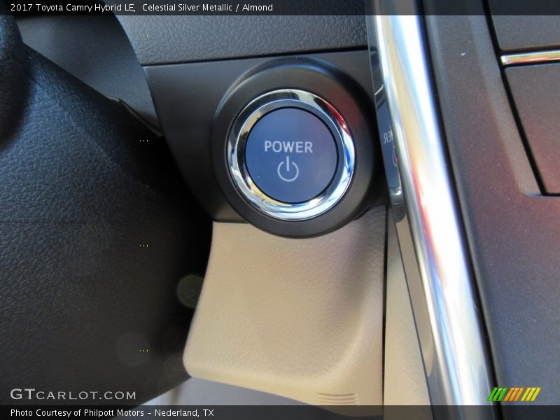 Celestial Silver Metallic / Almond 2017 Toyota Camry Hybrid LE
