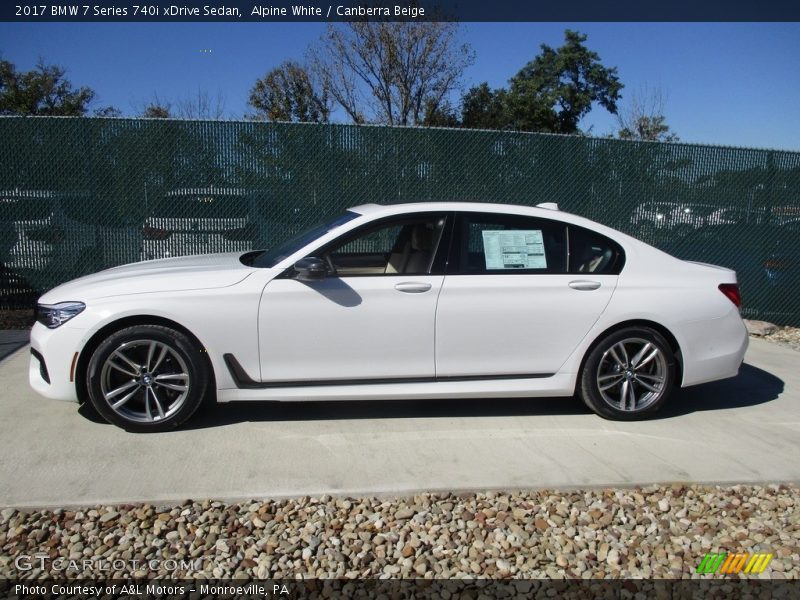  2017 7 Series 740i xDrive Sedan Alpine White