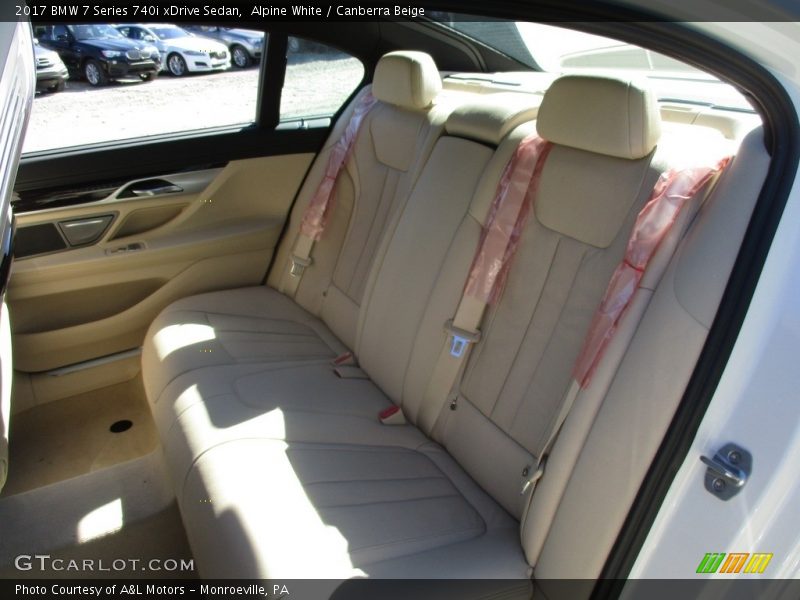 Rear Seat of 2017 7 Series 740i xDrive Sedan