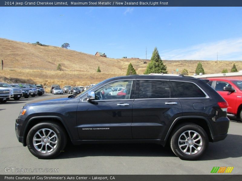 Maximum Steel Metallic / New Zealand Black/Light Frost 2014 Jeep Grand Cherokee Limited