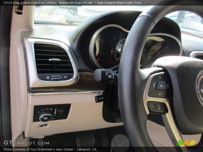 Maximum Steel Metallic / New Zealand Black/Light Frost 2014 Jeep Grand Cherokee Limited