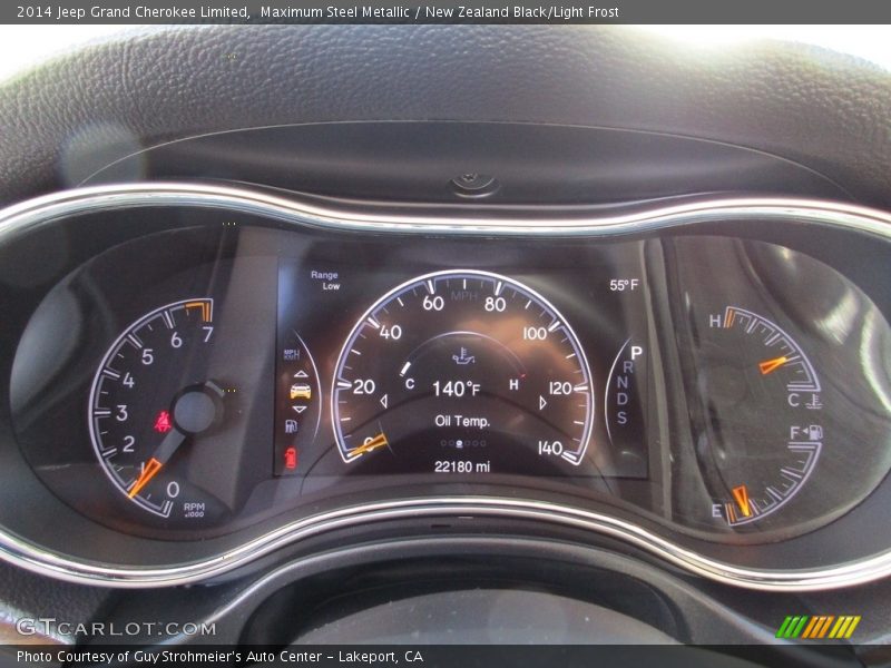 Maximum Steel Metallic / New Zealand Black/Light Frost 2014 Jeep Grand Cherokee Limited