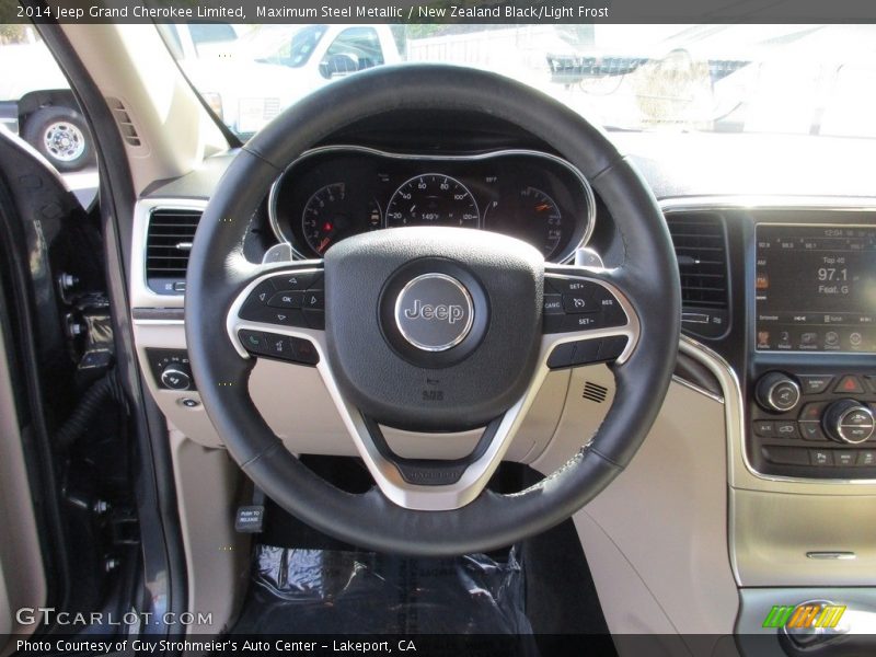 Maximum Steel Metallic / New Zealand Black/Light Frost 2014 Jeep Grand Cherokee Limited