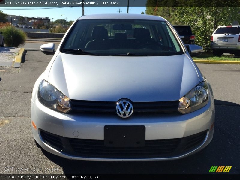 Reflex Silver Metallic / Titan Black 2013 Volkswagen Golf 4 Door