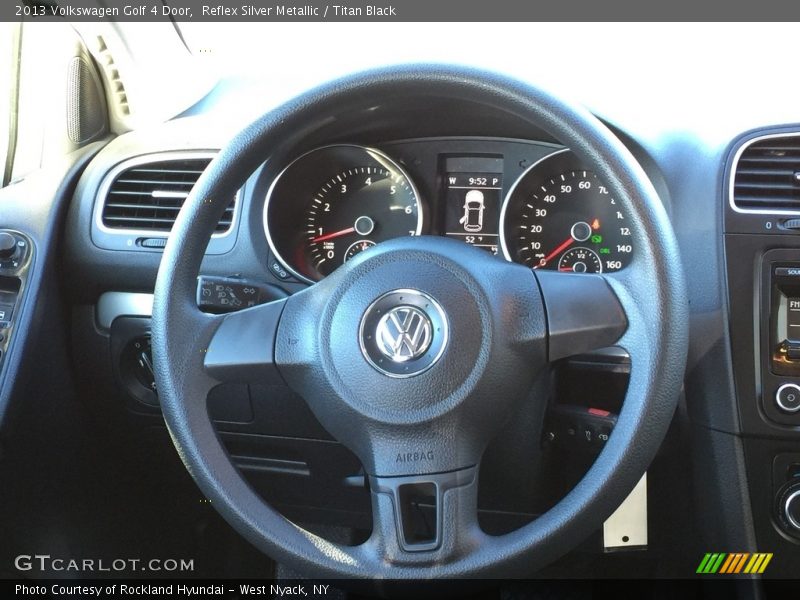 Reflex Silver Metallic / Titan Black 2013 Volkswagen Golf 4 Door