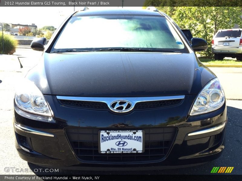 Black Noir Pearl / Black 2012 Hyundai Elantra GLS Touring