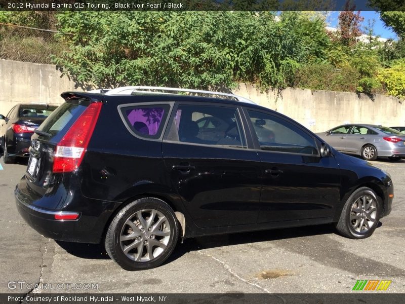 Black Noir Pearl / Black 2012 Hyundai Elantra GLS Touring