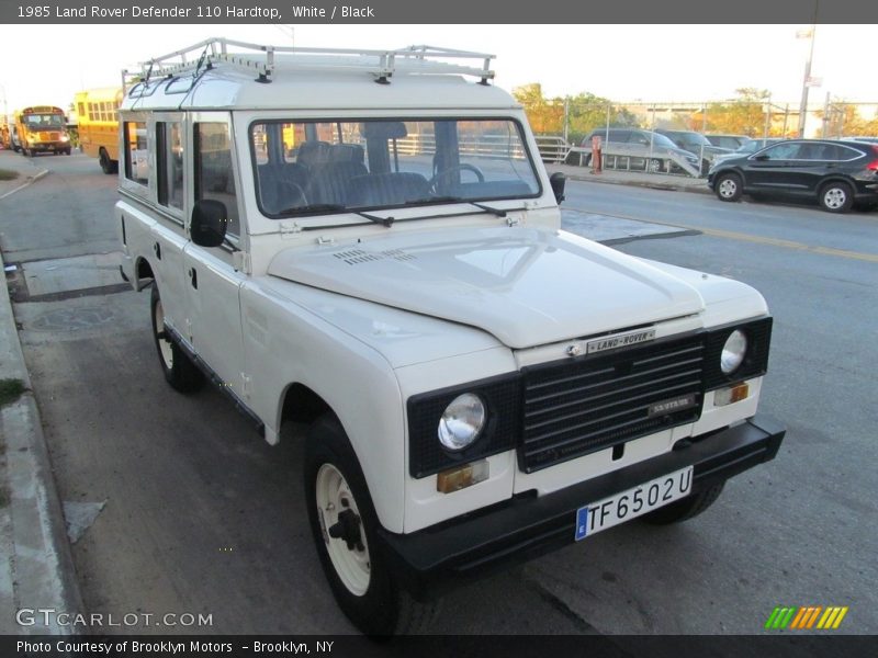 Front 3/4 View of 1985 Defender 110 Hardtop