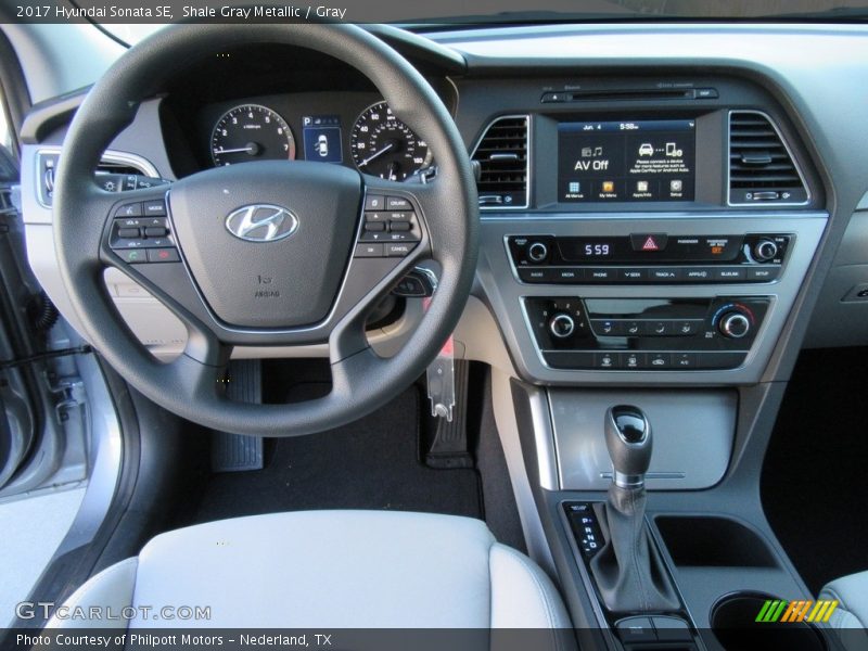 Shale Gray Metallic / Gray 2017 Hyundai Sonata SE