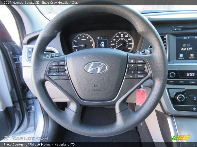 Shale Gray Metallic / Gray 2017 Hyundai Sonata SE