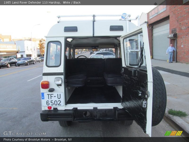 White / Black 1985 Land Rover Defender 110 Hardtop