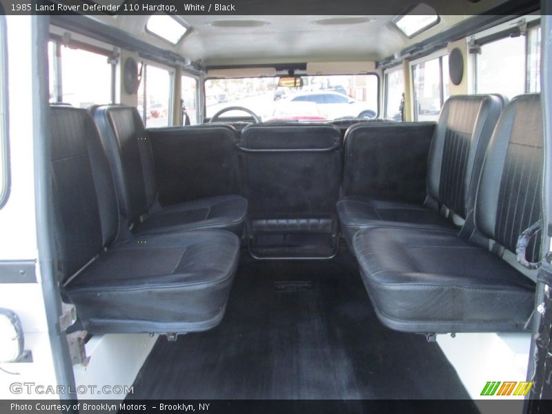 Rear Seat of 1985 Defender 110 Hardtop