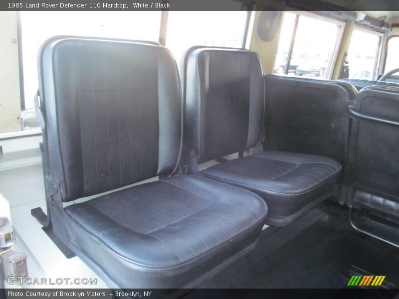 White / Black 1985 Land Rover Defender 110 Hardtop