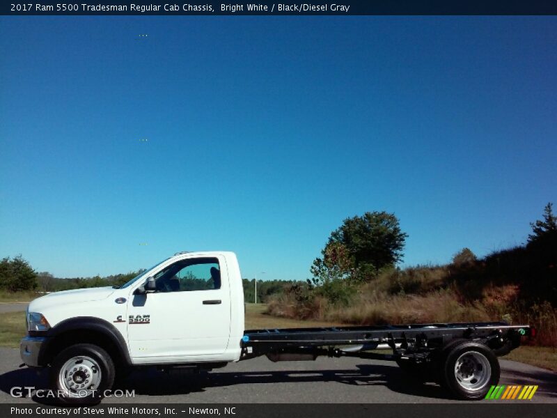 Bright White / Black/Diesel Gray 2017 Ram 5500 Tradesman Regular Cab Chassis