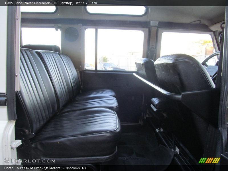 White / Black 1985 Land Rover Defender 110 Hardtop