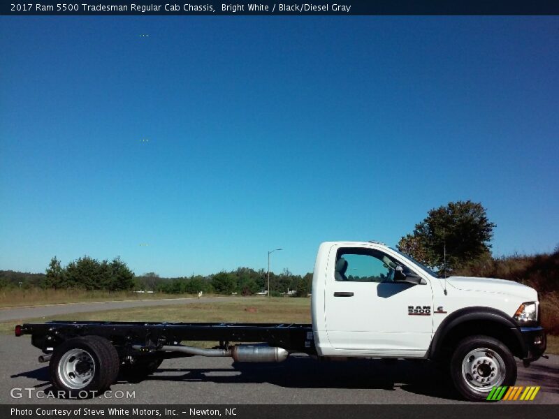 Bright White / Black/Diesel Gray 2017 Ram 5500 Tradesman Regular Cab Chassis