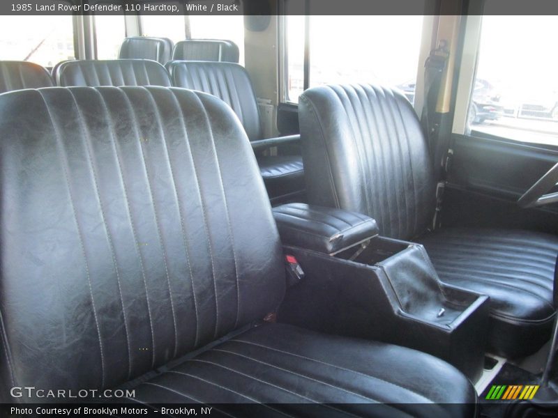 Front Seat of 1985 Defender 110 Hardtop