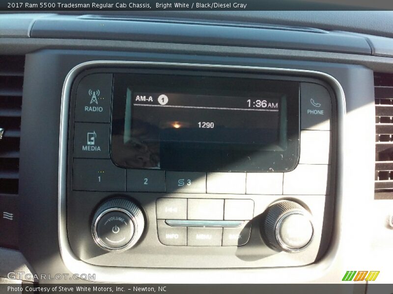Bright White / Black/Diesel Gray 2017 Ram 5500 Tradesman Regular Cab Chassis