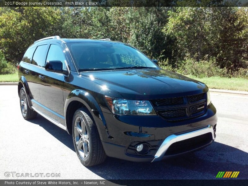 Pitch Black / Black 2017 Dodge Journey Crossroad