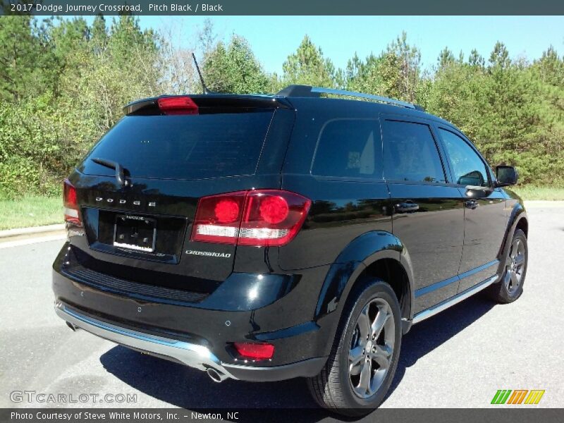 Pitch Black / Black 2017 Dodge Journey Crossroad