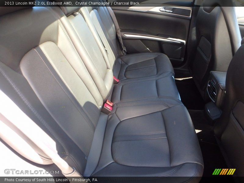 Crystal Champagne / Charcoal Black 2013 Lincoln MKZ 2.0L EcoBoost AWD