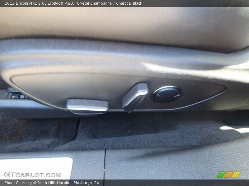 Crystal Champagne / Charcoal Black 2013 Lincoln MKZ 2.0L EcoBoost AWD
