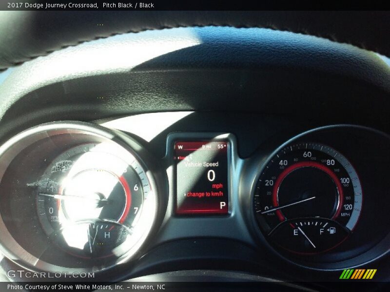 Pitch Black / Black 2017 Dodge Journey Crossroad