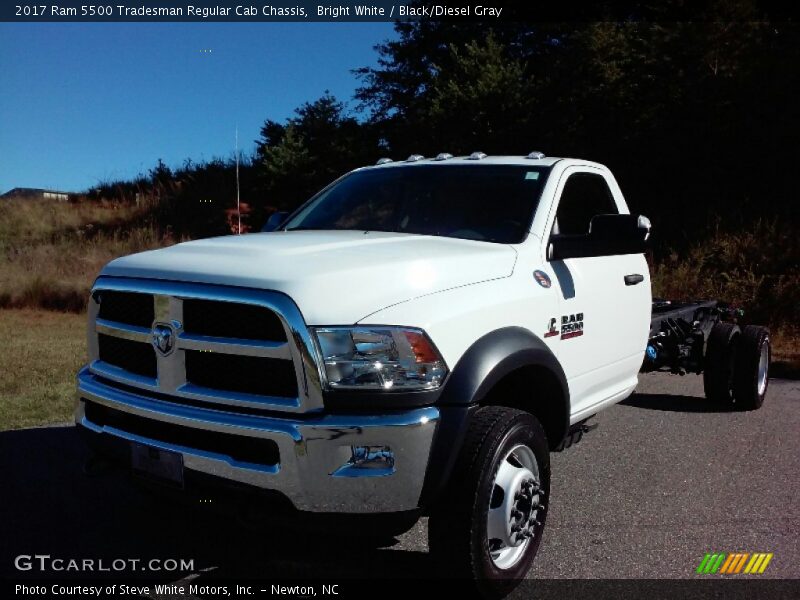 Bright White / Black/Diesel Gray 2017 Ram 5500 Tradesman Regular Cab Chassis