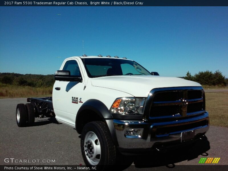 Bright White / Black/Diesel Gray 2017 Ram 5500 Tradesman Regular Cab Chassis