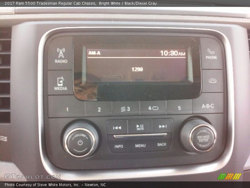 Bright White / Black/Diesel Gray 2017 Ram 5500 Tradesman Regular Cab Chassis