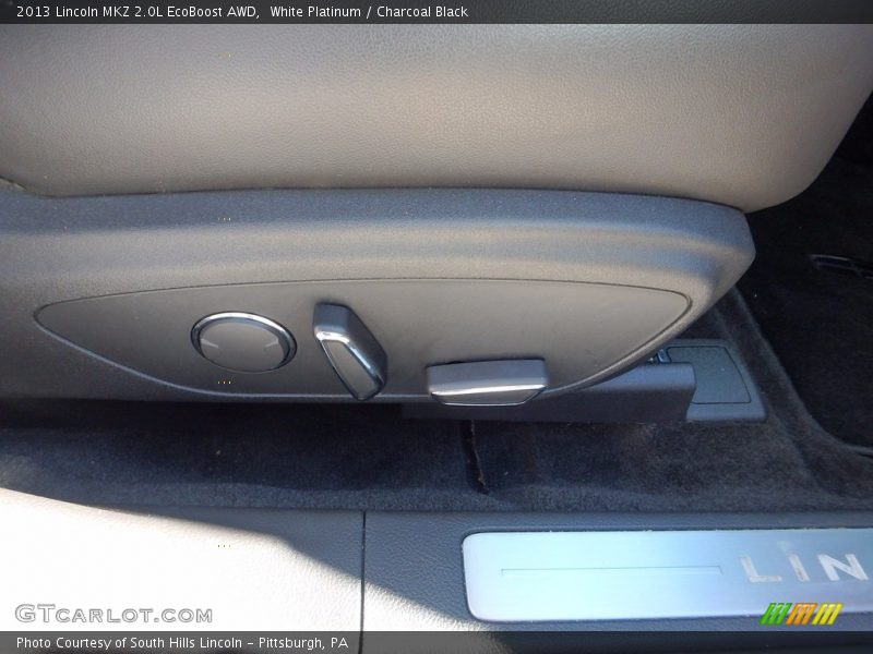 White Platinum / Charcoal Black 2013 Lincoln MKZ 2.0L EcoBoost AWD