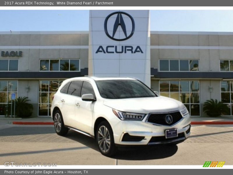 White Diamond Pearl / Parchment 2017 Acura RDX Technology