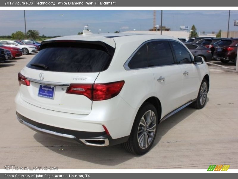 White Diamond Pearl / Parchment 2017 Acura RDX Technology