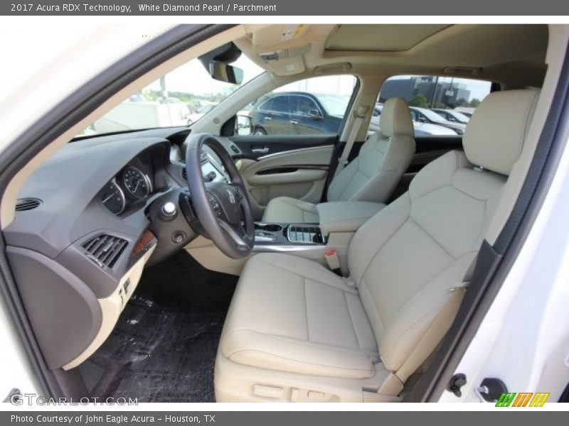 White Diamond Pearl / Parchment 2017 Acura RDX Technology