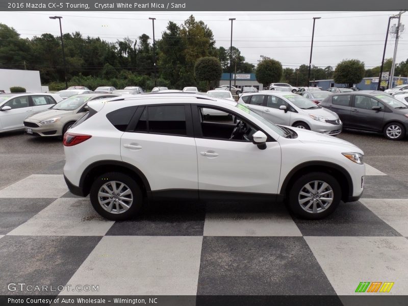 Crystal White Pearl Mica / Sand 2016 Mazda CX-5 Touring